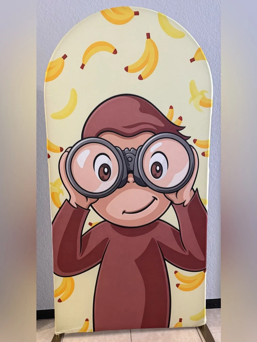 Curious George Arch Backdrop Cover